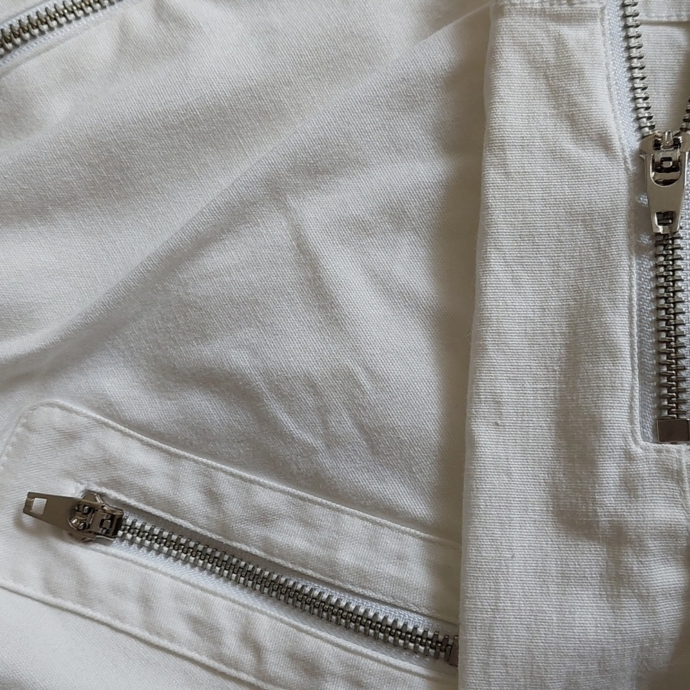 Vintage Bebe White Ribbed Jacket - Picture 2 of 4